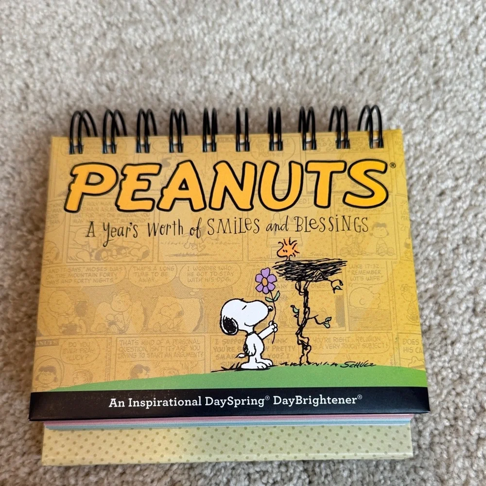 Peanuts Inspirational DayBrightener Calendar - Yellow